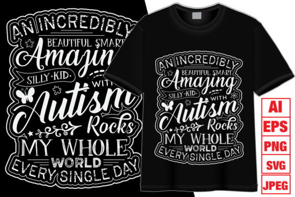 Autism T-shirt Design 4: Essential Graphics for Crafters