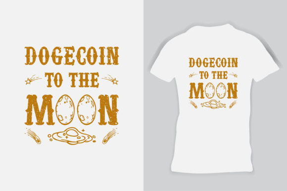 Dogecoin Moon Astronaut Shirt: Graphics & Print Templates