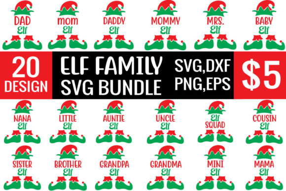 Elf Family SVG Bundle: A Designer's Review for Holiday Projects