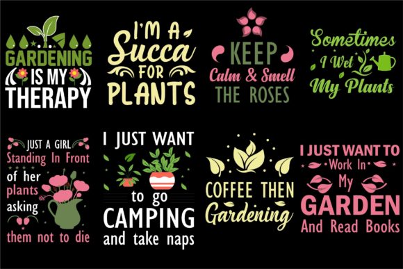 Gardening T-Shirt Bundle: Graphics & Print Templates