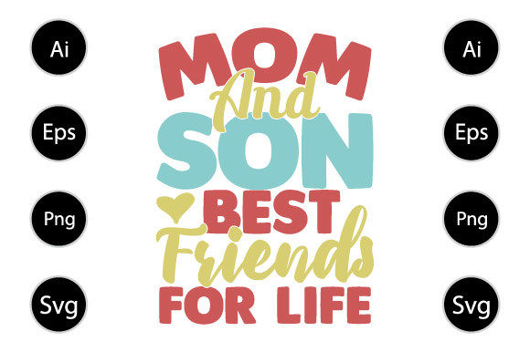 Mom and Son Best Friends for Life Shirt: Graphics and Crafts