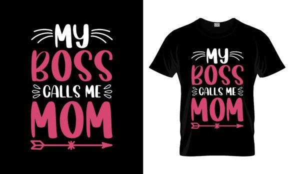 Mother's Day T-Shirt Design: Graphics & Print Templates