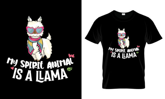 Review: My Spirit Animal is a Llama T-Shirt Design