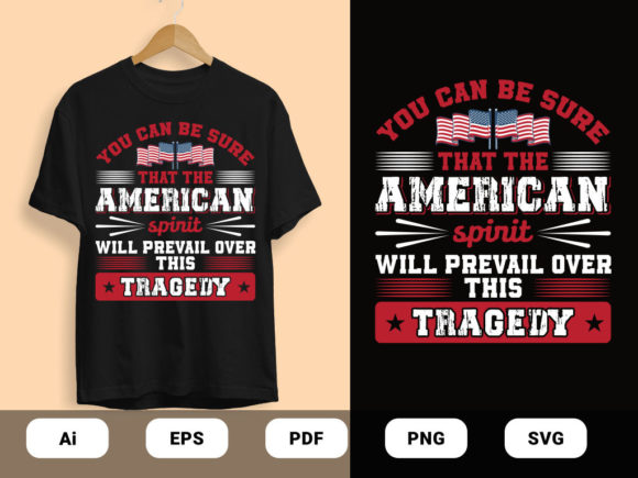 The American Patriot T-shirt Design: Graphics & Print Templates